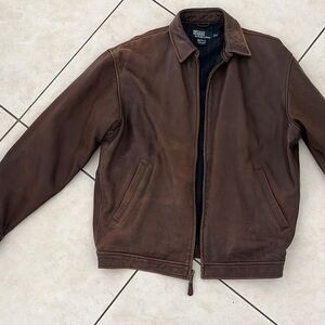 Men's Brown Leather Jacket